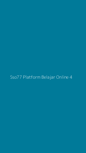 Tampilan Antarmuka Aplikasi Sso77 Platform Belajar Online - 4