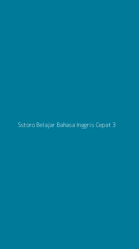 Tampilan Antarmuka Aplikasi Sstoro Belajar Bahasa Inggris Cepat - 3