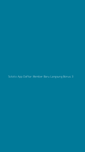 Tampilan Antarmuka Aplikasi Sstoto App Daftar Member Baru Langsung Bonus - 3