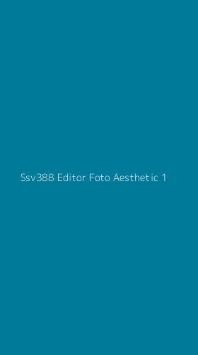 Tampilan Antarmuka Aplikasi Ssv388 Editor Foto Aesthetic - 1