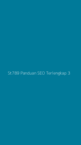 Tampilan Antarmuka Aplikasi St789 Panduan Seo Terlengkap - 3
