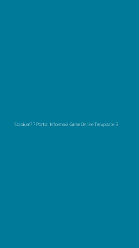 Tampilan Antarmuka Aplikasi Stadium77 Portal Informasi Game Online Terupdate - 3