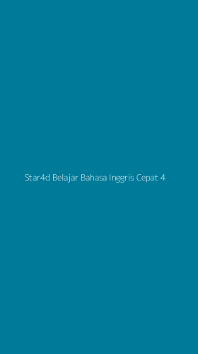 Tampilan Antarmuka Aplikasi Star4d Belajar Bahasa Inggris Cepat - 4