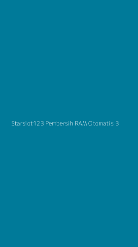 Tampilan Antarmuka Aplikasi Starslot123 Pembersih Ram Otomatis - 3