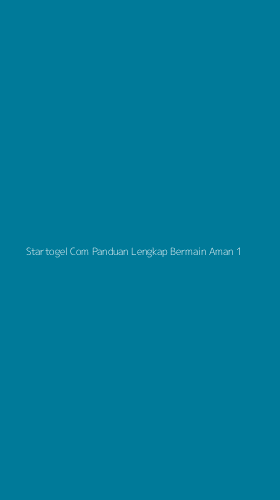 Tampilan Antarmuka Aplikasi Startogel Com Panduan Lengkap Bermain Aman - 1