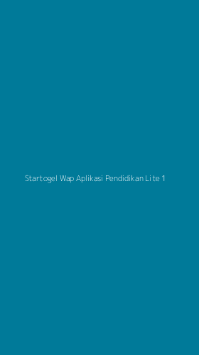 Tampilan Antarmuka Aplikasi Startogel Wap Aplikasi Pendidikan Lite - 1
