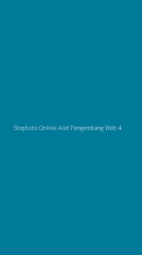 Tampilan Antarmuka Aplikasi Steptoto Online Alat Pengembang Web - 4