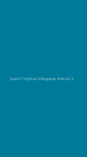 Tampilan Antarmuka Aplikasi Suara77 Aplikasi Kebugaran Android - 3