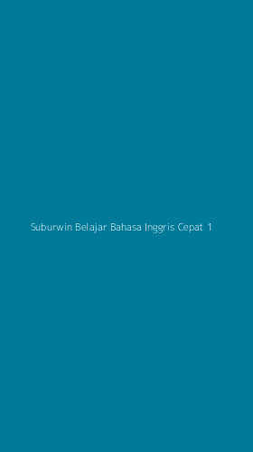 Tampilan Antarmuka Aplikasi Suburwin Belajar Bahasa Inggris Cepat - 1