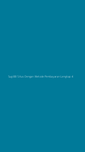 Tampilan Antarmuka Aplikasi Sugi88 Situs Dengan Metode Pembayaran Lengkap - 4