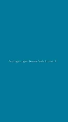 Tampilan Antarmuka Aplikasi Sukitogel Login - Desain Grafis Android - 2