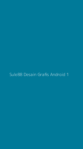 Tampilan Antarmuka Aplikasi Sule88 Desain Grafis Android - 1