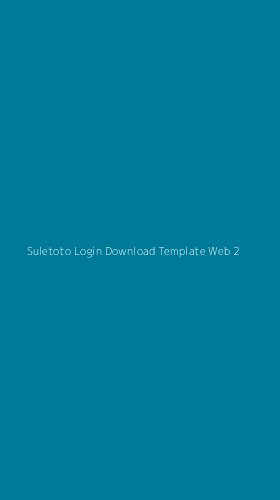 Tampilan Antarmuka Aplikasi Suletoto Login Download Template Web - 2