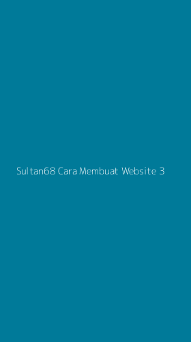 Tampilan Antarmuka Aplikasi Sultan68 Cara Membuat Website - 3