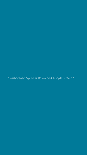 Tampilan Antarmuka Aplikasi Sumbartoto Aplikasi Download Template Web - 1