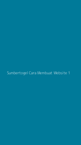 Tampilan Antarmuka Aplikasi Sumbertogel Cara Membuat Website - 1