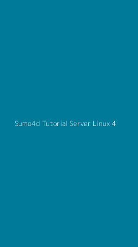 Tampilan Antarmuka Aplikasi Sumo4d Tutorial Server Linux - 4
