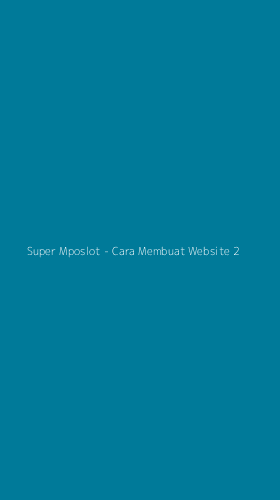 Tampilan Antarmuka Aplikasi Super Mposlot - Cara Membuat Website - 2