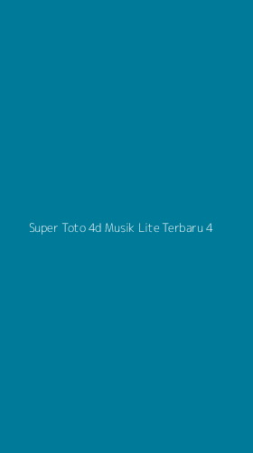 Tampilan Antarmuka Aplikasi Super Toto 4d Musik Lite Terbaru - 4