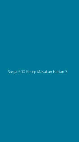 Tampilan Antarmuka Aplikasi Surga 500 Resep Masakan Harian - 3
