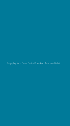 Tampilan Antarmuka Aplikasi Surgaplay Main Game Online Download Template Web - 4