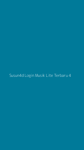 Tampilan Antarmuka Aplikasi Susun4d Login Musik Lite Terbaru - 4