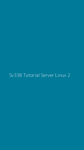 Tampilan Antarmuka Aplikasi Sv338 Tutorial Server Linux - 2