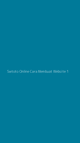 Tampilan Antarmuka Aplikasi Swtoto Online Cara Membuat Website - 1