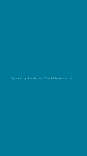 Tampilan Antarmuka Aplikasi Syair Kalong Hk Malam Ini - Tutorial Server Linux - 4