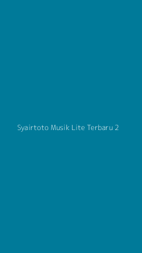 Tampilan Antarmuka Aplikasi Syairtoto Musik Lite Terbaru - 2