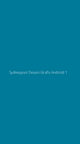 Tampilan Antarmuka Aplikasi Sydneypool Desain Grafis Android - 1