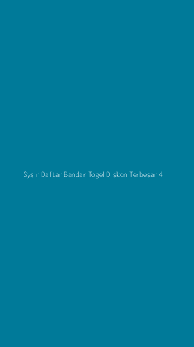 Tampilan Antarmuka Aplikasi Sysir Daftar Bandar Togel Diskon Terbesar - 4