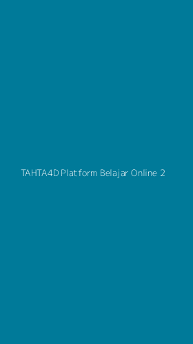 Tampilan Antarmuka Aplikasi Tahta4d Platform Belajar Online - 2