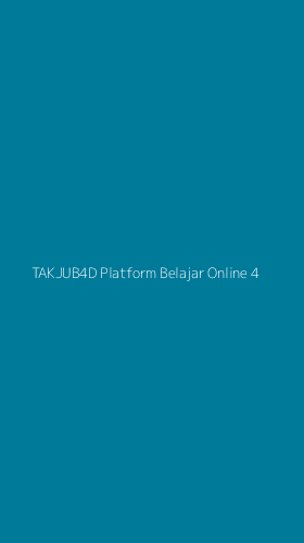 Tampilan Antarmuka Aplikasi Takjub4d Platform Belajar Online - 4
