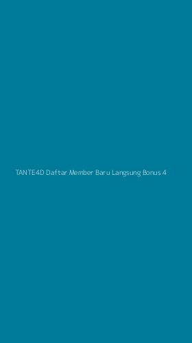 Tampilan Antarmuka Aplikasi Tante4d Daftar Member Baru Langsung Bonus - 4