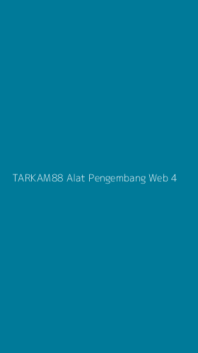 Tampilan Antarmuka Aplikasi Tarkam88 Alat Pengembang Web - 4