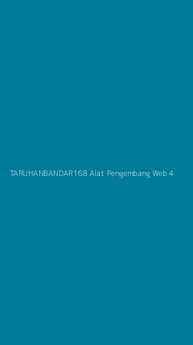 Tampilan Antarmuka Aplikasi Taruhanbandar168 Alat Pengembang Web - 4