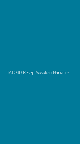 Tampilan Antarmuka Aplikasi Tato4d Resep Masakan Harian - 3