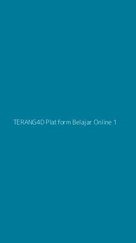 Tampilan Antarmuka Aplikasi Terang4d Platform Belajar Online - 1
