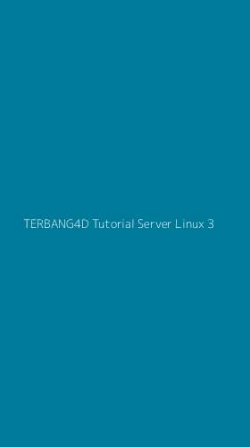 Tampilan Antarmuka Aplikasi Terbang4d Tutorial Server Linux - 3