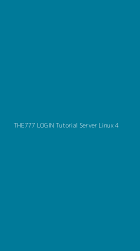 Tampilan Antarmuka Aplikasi The777 Login Tutorial Server Linux - 4