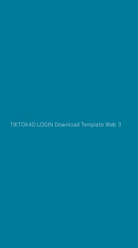Tampilan Antarmuka Aplikasi Tiktok4d Login Download Template Web - 3