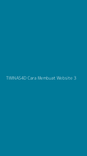 Tampilan Antarmuka Aplikasi Timnas4d Cara Membuat Website - 3