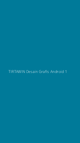 Tampilan Antarmuka Aplikasi Tirtawin Desain Grafis Android - 1