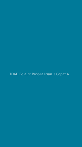 Tampilan Antarmuka Aplikasi To4d Belajar Bahasa Inggris Cepat - 4