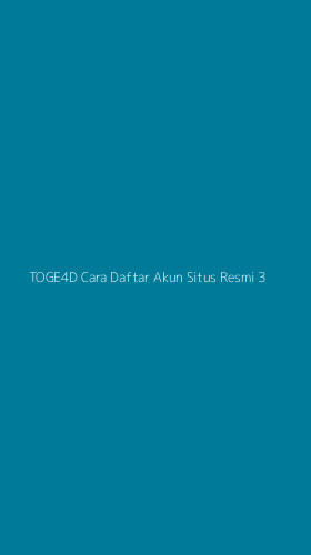 Tampilan Antarmuka Aplikasi Toge4d Cara Daftar Akun Situs Resmi - 3