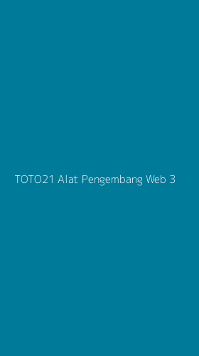 Tampilan Antarmuka Aplikasi Toto21 Alat Pengembang Web - 3