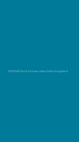 Tampilan Antarmuka Aplikasi Toyota4d Portal Informasi Game Online Terupdate - 4