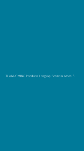 Tampilan Antarmuka Aplikasi Tuandomino Panduan Lengkap Bermain Aman - 3