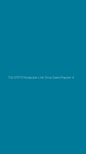 Tampilan Antarmuka Aplikasi Tulistoto Kumpulan Link Situs Game Populer - 4